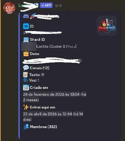 Servidor discord 3 mês de criação + 6 impulsos
