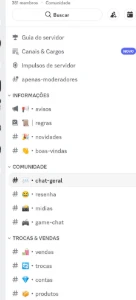 Servidor discord 3 mês de criação + 6 impulsos