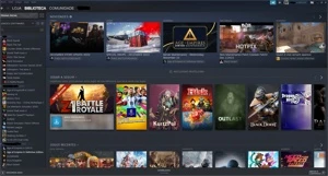 Conta Steam com diversos jogos e crédito na conta