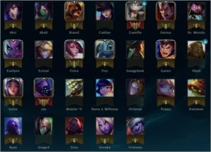 Conta Desafiante 26 Champions 2 skins - League of Legends LOL