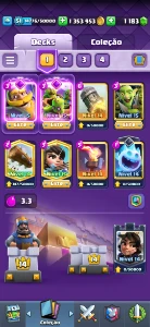 Conta Clash Royale 9000 Trofeis