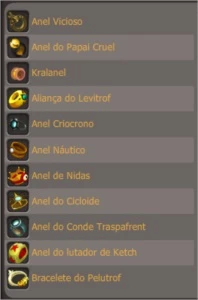 vendo qualquer anel do jogo (spiritia) - Dofus