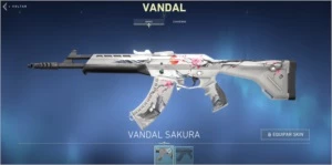 Conta Prata 1 com skin de Vandal Sakura - Valorant