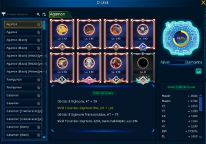 Conta End-Game LA/Omegamon com Rank U - Digimon Masters Online DMO