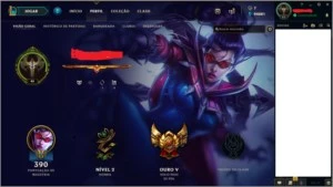 Conta lol - lvl45 - 164 skins - ouro 5 - 94k EA - League of Legends