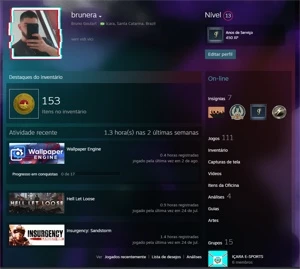 CONTA STEAM 150 JOGOS DAYZ, RUST, CSGO ENTRE OUTROS