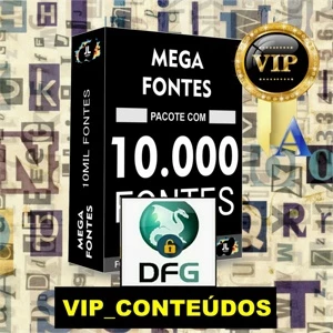 MEGA PACOTE COM 10 MIL FONTES PARA DESIGNER - Serviços Digitais