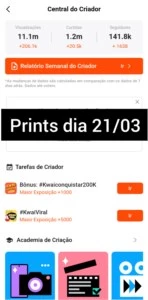 Conta KWAI 142 MIL SEGUIDORES, TROCA ID DISPONÍVEL - Redes Sociais