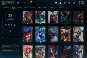 CONTA COM 3K RP + SKINS - League of Legends LOL
