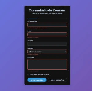 📋 Formulário De Contato Altamente Personalizável 📋 - Outros