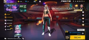 Conta feminina um pouco antiga - Free Fire