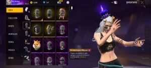 Conta feminina um pouco antiga - Free Fire