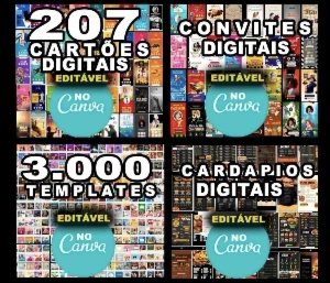 Pack canva vitalício - milhões de artes Canva pro