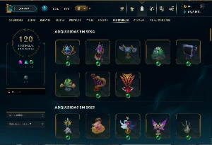 Conta LOL Diamond 3 e 921 Skins - League of Legends