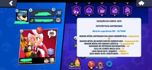 Conta Brawl Stars 73k de Troféus Criada 2019