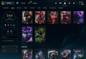 Conta Lol muitas skins - League of Legends