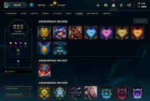 Conta Lol muitas skins - League of Legends