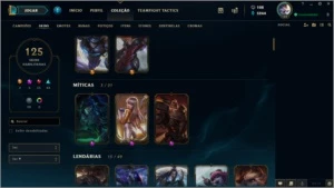 Conta Diamante 3/ 108 Campeoes/ 125 Skins - League of Legends LOL