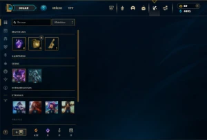 Unranked com 31 Champs e 5 Skins + 2 Fragmentos - League of Legends LOL