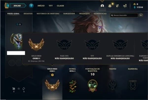 Conta ouro 1 com 23 Champs e 5 Skins - League of Legends LOL