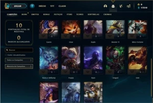 Conta ouro 1 com 23 Champs e 5 Skins - League of Legends LOL
