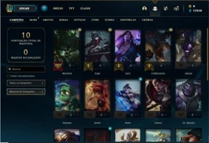Conta ouro 1 com 23 Champs e 5 Skins - League of Legends LOL