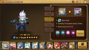 Reroll Summoners War lvl10 com Abelio + Juno