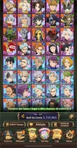 Conta Nanatsu Grand Cross com Todas as Colab´s !!! - Outros
