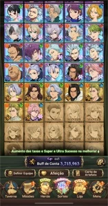 Conta Nanatsu Grand Cross com Todas as Colab´s !!! - Outros
