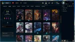 Conta Prata 2 Com 99 campeões e 50 skins - League of Legends LOL