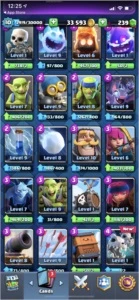 Conta clash royale lvl 10, muitas lendárias