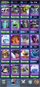 Conta clash royale lvl 10, muitas lendárias