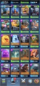 Conta clash royale lvl 10, muitas lendárias