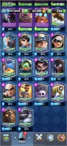 Conta clash royale lvl 10, muitas lendárias