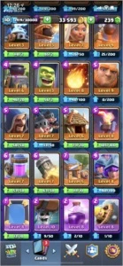 Conta clash royale lvl 10, muitas lendárias