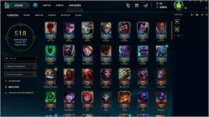 Conta de lol 220 skins e todos os champs - League of Legends