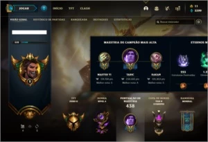 Conta prata 2 com 125 champs e 206 skins ( MAIN JG / SUP ) - League of Legends LOL