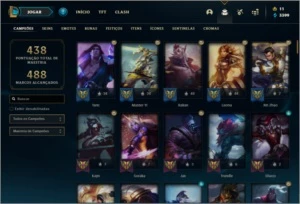 Conta prata 2 com 125 champs e 206 skins ( MAIN JG / SUP ) - League of Legends LOL