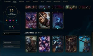 Conta diamond 2 SOLOQ, diamond 1 FLEX X5 e PLATINA 2 FLEX X3 - League of Legends LOL