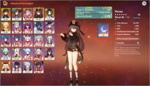 GENSHIN IMPACT AR55 HUTAO XIAO ZHONGLI KLEE MONA 3 ARMAS T5