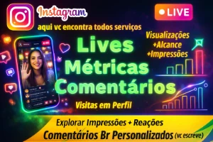 🚀 Live Instagram Bombando: Views, Comentários e Alcance Rea