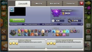 Clash of Clans CV9 - Conta muito boa