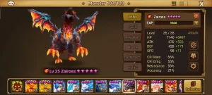 Global Lvl 50 Zaiross + Tesarion + Akhamamir 15 Nt 5 No-31 - Summoners War