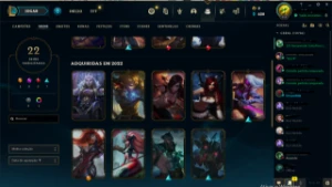 Conta platina 3 main katarina - League of Legends LOL