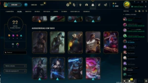 Conta platina 3 main katarina - League of Legends LOL