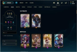 LOL- Gold 3, 114 skin - League of Legends