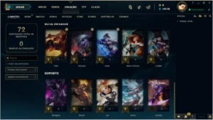 CONTA UNRANKED LEAGUE OF LEGENDS LOL