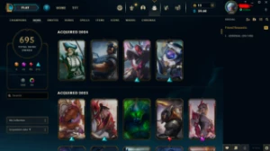 Conta lol 695 skins  35 cromas all champs Esmeralda 1 71plds - League of Legends