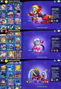 Conta Brawl Stars | SIRIUS + KAZE 90 brawlers