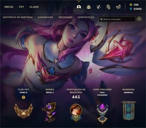 Conta LOL E Alguns Bônus - League of Legends
